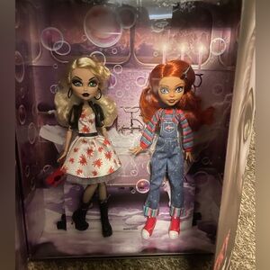 Monster High Chucky and Tiffany dolls. NIB